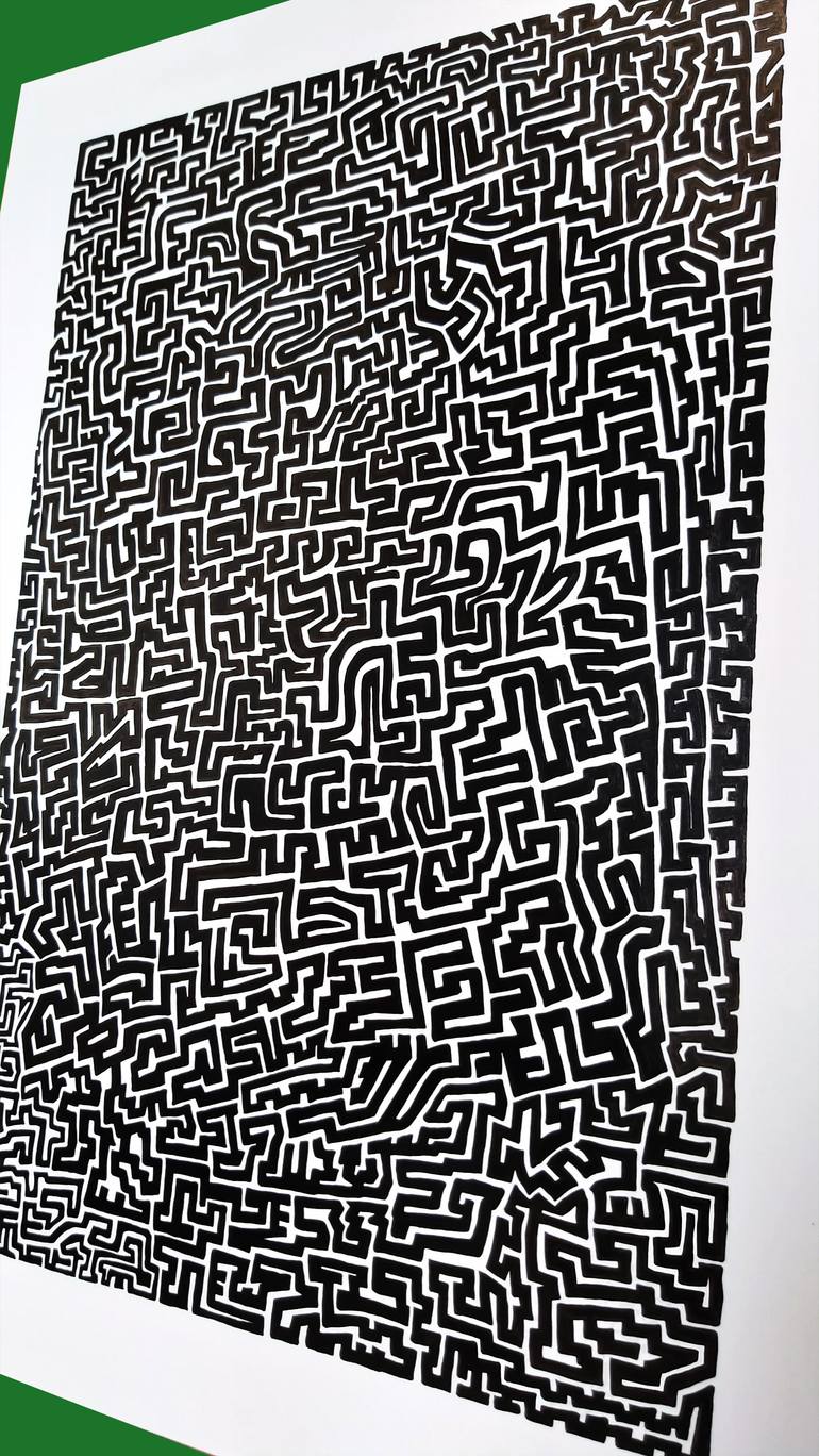 Original Expressionism Abstract Painting by Bek Ali