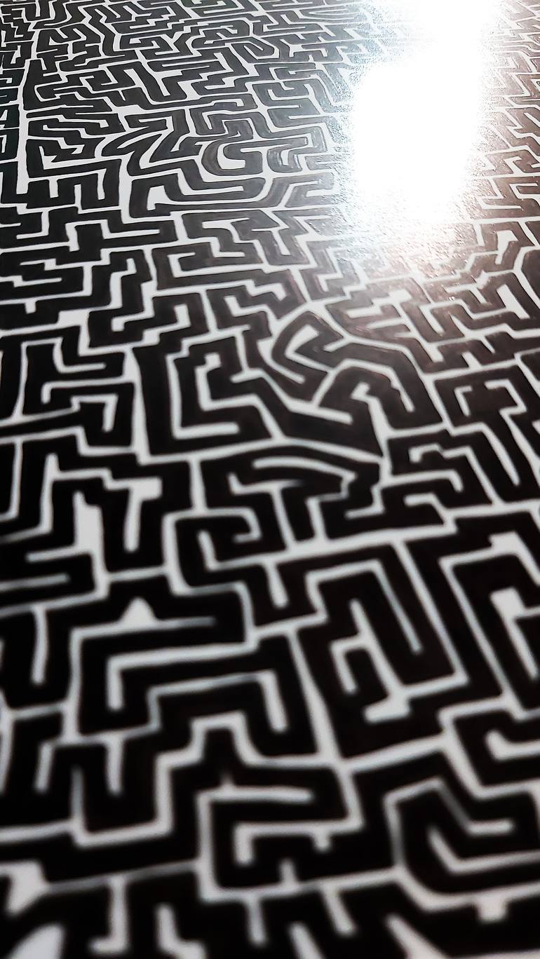 Original Expressionism Abstract Painting by Bek Ali