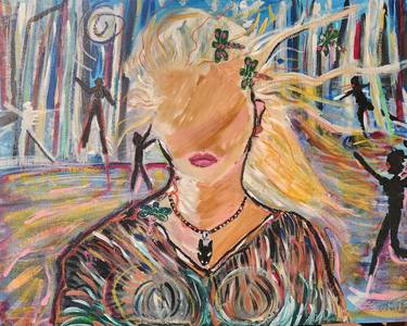 Original Expressionism Women Paintings by Samantha Curtis