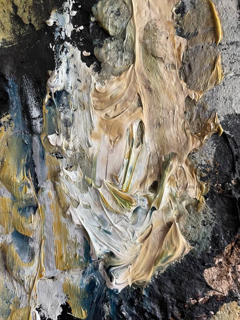 Original Abstract Architecture Painting by Richard Wlodarczak