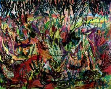 Original Abstract Painting by Tavi Weisz