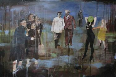 Print of People Paintings by Tavi Weisz