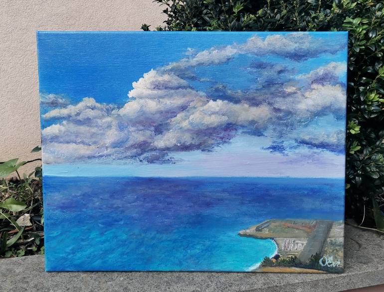 Original Impressionism Seascape Painting by Oksana Siciliana