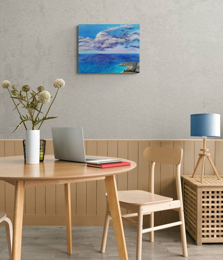 Original Impressionism Seascape Painting by Oksana Siciliana