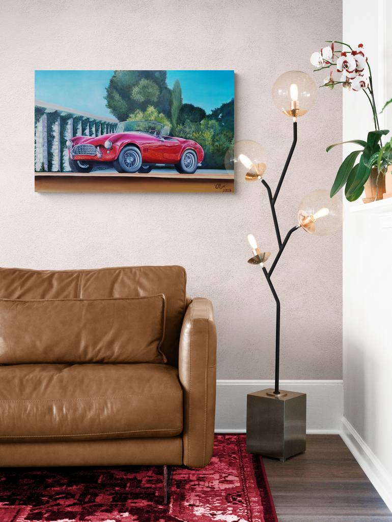 Original Photorealism Transportation Painting by Oksana Siciliana