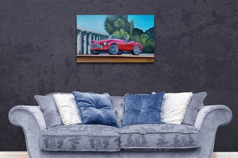 Original Photorealism Transportation Painting by Oksana Siciliana