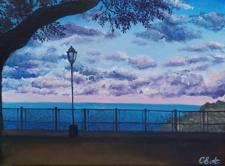 Print of Fine Art Seascape Paintings by Oksana Evteeva