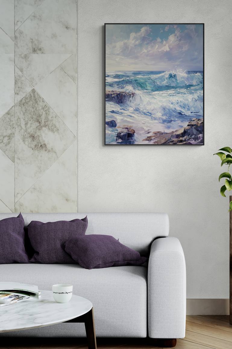 Original Digital Art Seascape Digital by Oksana Siciliana