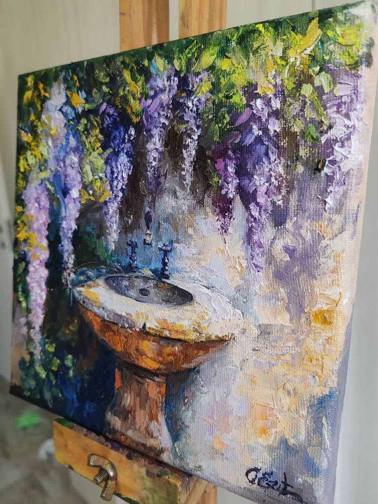 Original Contemporary Garden Painting by Oksana Siciliana