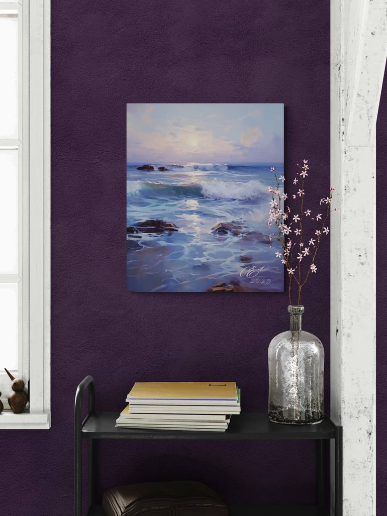 Original Digital Art Seascape Digital by Oksana Siciliana