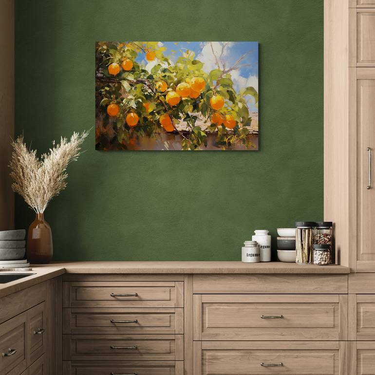 Original Contemporary Garden Digital by Oksana Siciliana