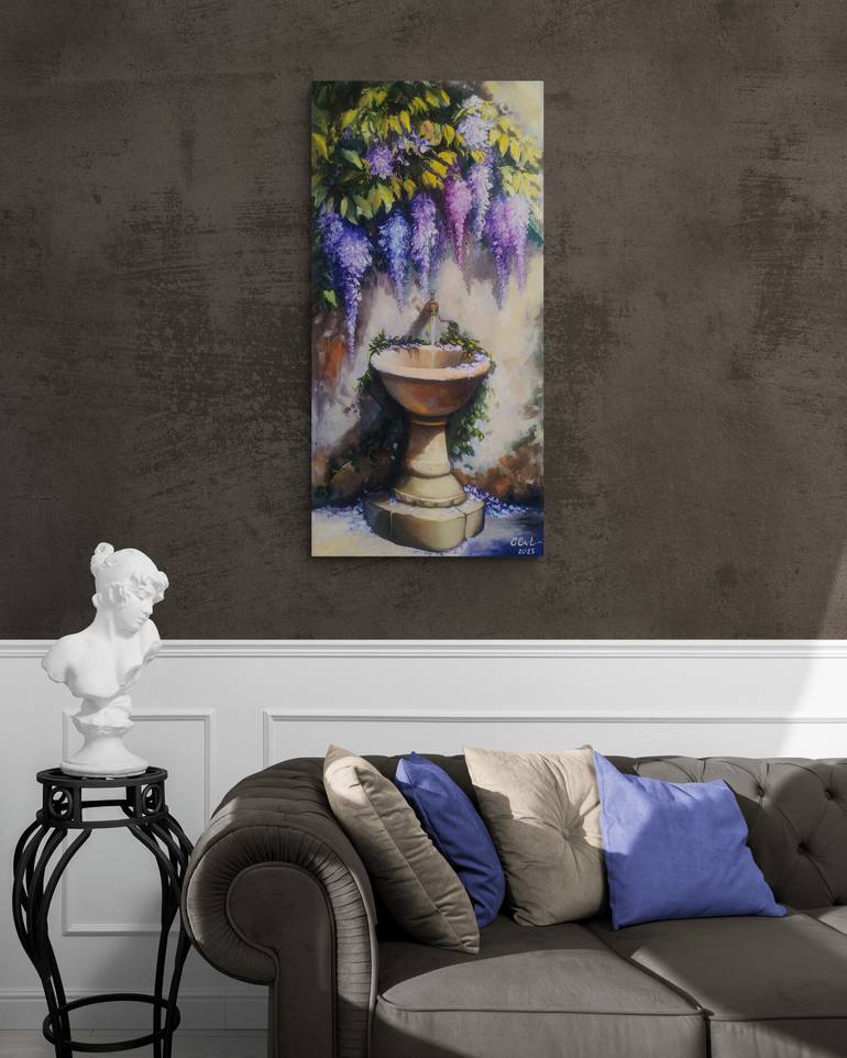 Original Contemporary Garden Painting by Oksana Siciliana