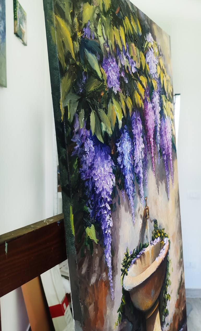 Original Contemporary Garden Painting by Oksana Siciliana
