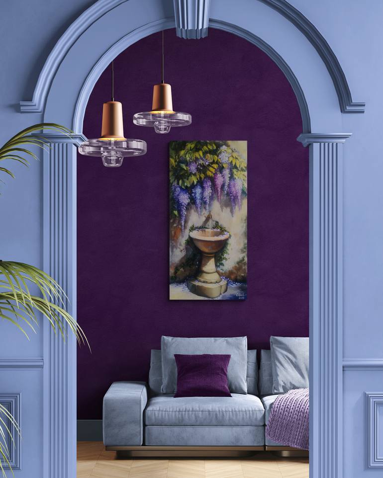 Original Contemporary Garden Painting by Oksana Siciliana