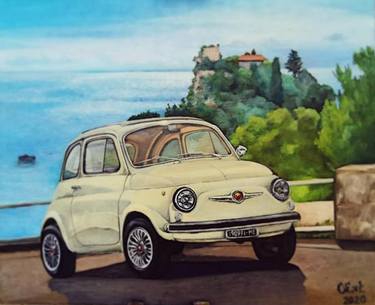 Print of Car Paintings by Oksana Evteeva