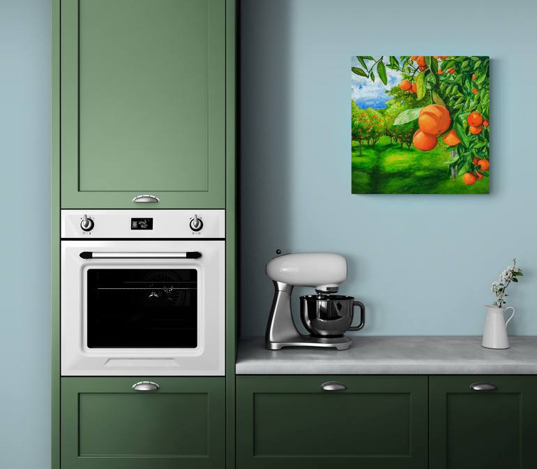 Original Impressionism Landscape Painting by Oksana Siciliana