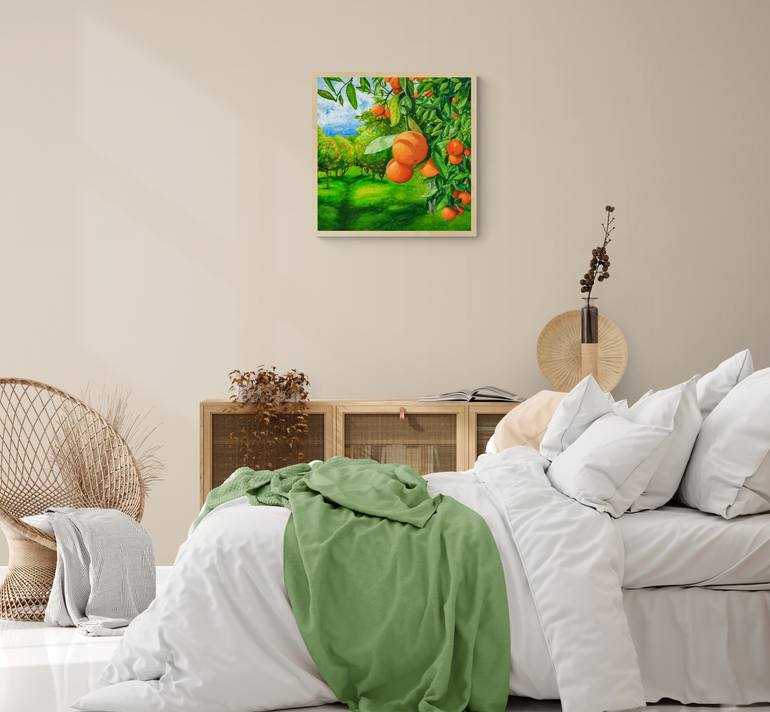 Original Impressionism Landscape Painting by Oksana Siciliana