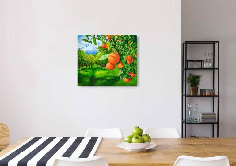 Original Impressionism Landscape Painting by Oksana Siciliana