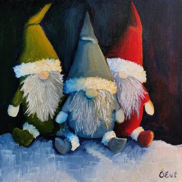 Christmas gnomes. Xmas gift. Toys. thumb