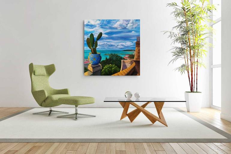 Original Impressionism Seascape Painting by Oksana Siciliana