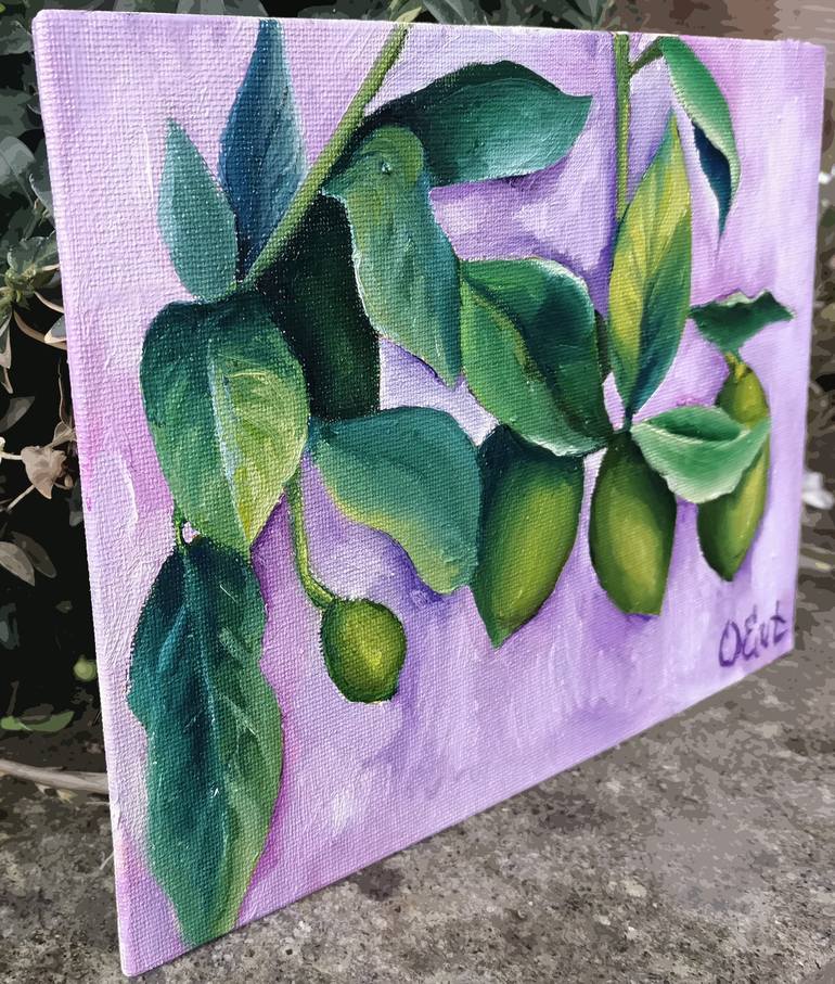 Original Garden Painting by Oksana Evteeva