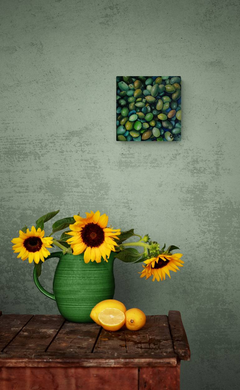 Original Impressionism Garden Painting by Oksana Siciliana