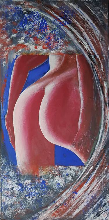 Original Erotic Painting by Denis Lang