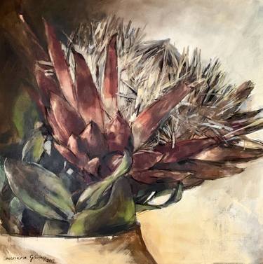 Print of Expressionism Botanic Paintings by Lauriana Glenny