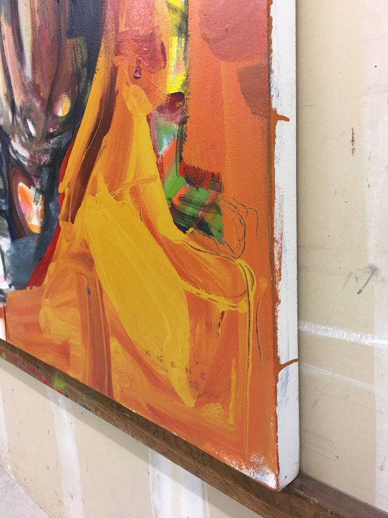 Original Abstract Body Painting by Don Keene