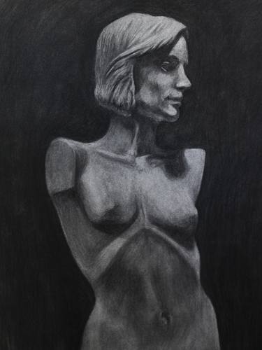 Print of Figurative Nude Drawings by Morgyn Crotts