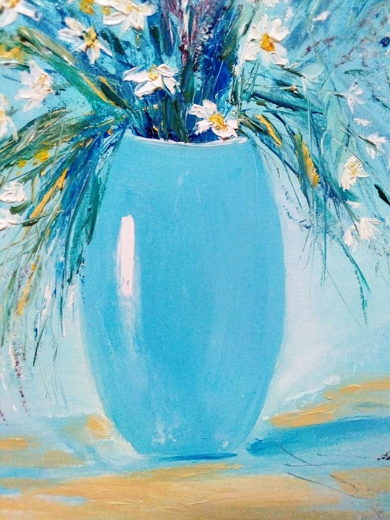 Original Floral Painting by Olechka Alexandrova