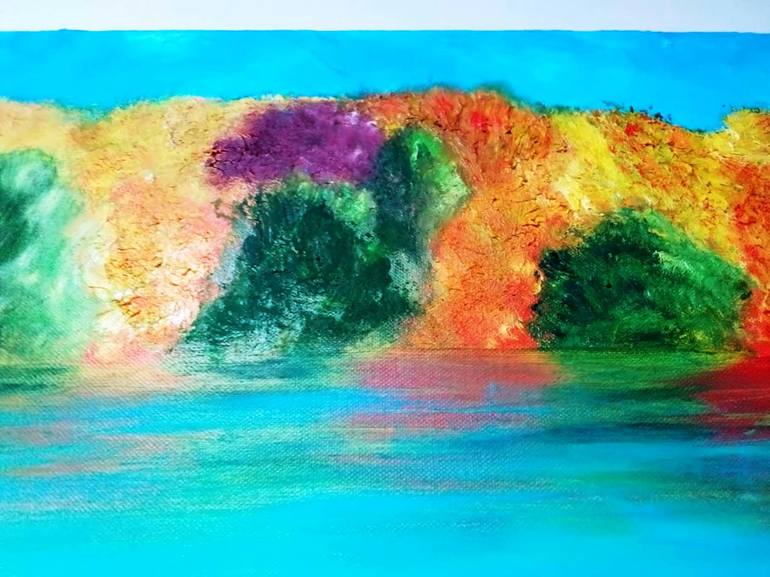 Original Nature Painting by Olechka Alexandrova