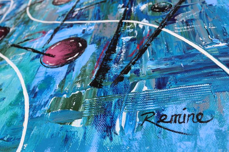 Original Contemporary Abstract Painting by Remine Kamine