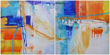 Original Abstract Expressionism Abstract Paintings by Alexandra Ghimisi