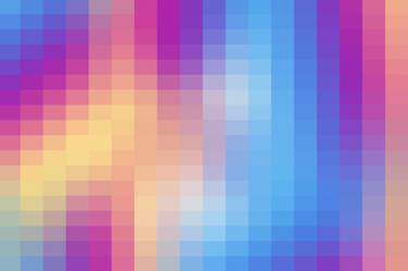 mosaic background, Colorful pixelated gradient thumb