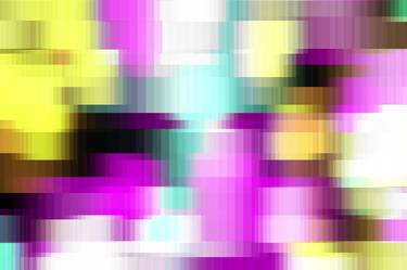 Saatchi Art Artist Vol Na; New Media, “mosaic background, Colorful pixelated gradient” #art