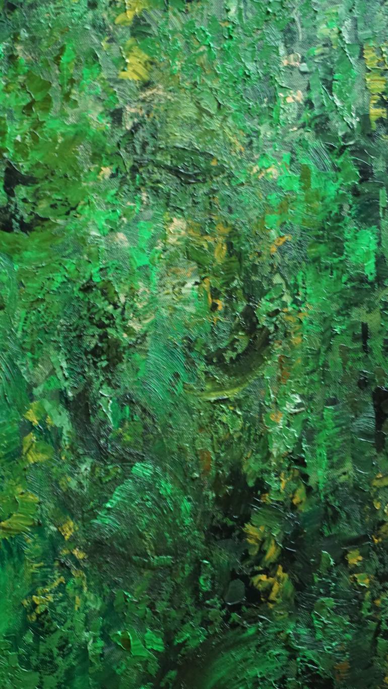 Original Abstract Expressionism Abstract Painting by Andzela Smalka