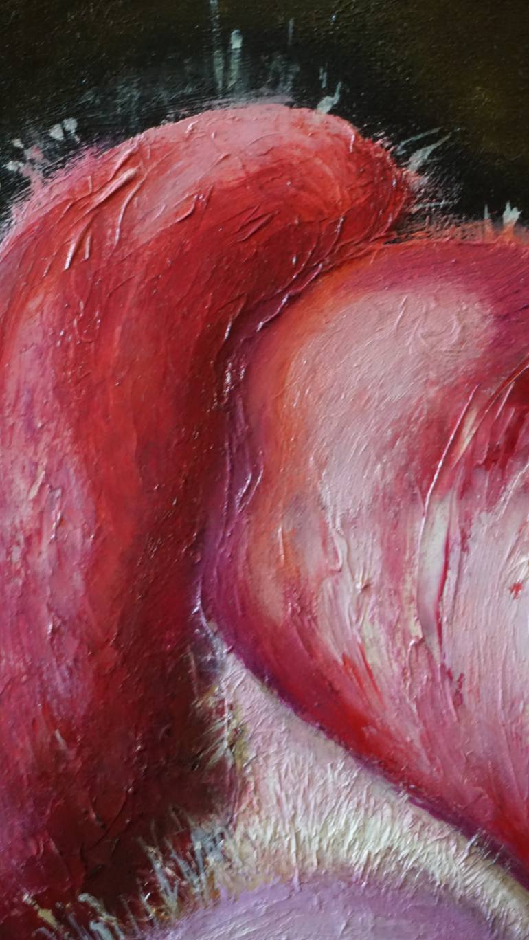 Original Symbolism Erotic Painting by Andzela Smalka