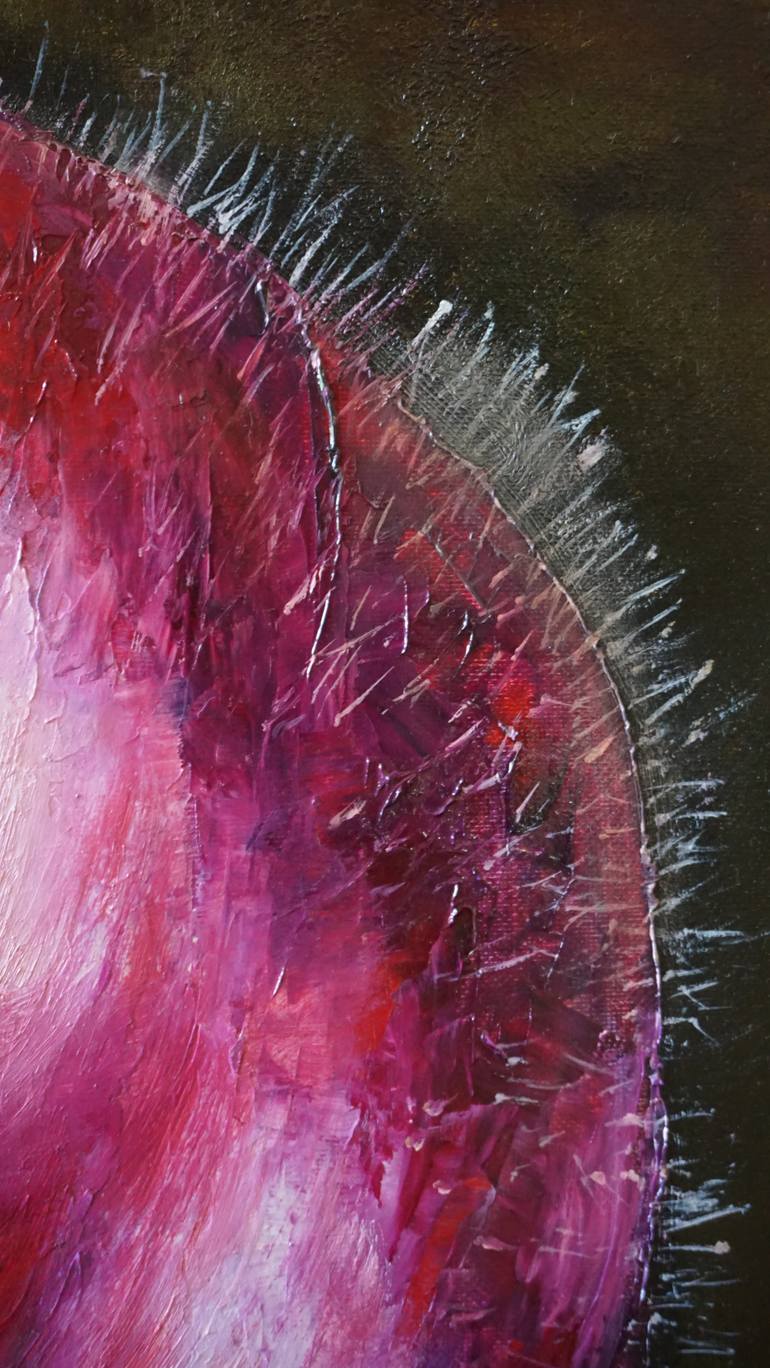 Original Symbolism Erotic Painting by Andzela Smalka