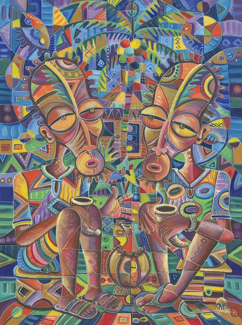 Print of Surrealism World Culture Paintings by Angu Walters