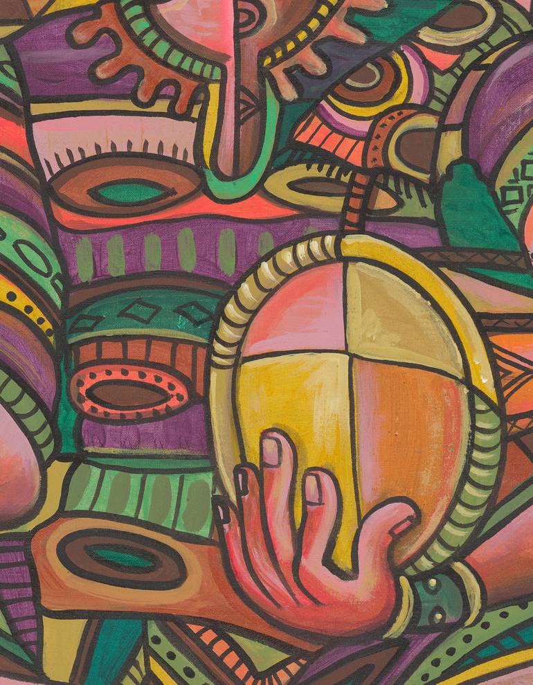 Original Figurative Music Painting by Angu Walters