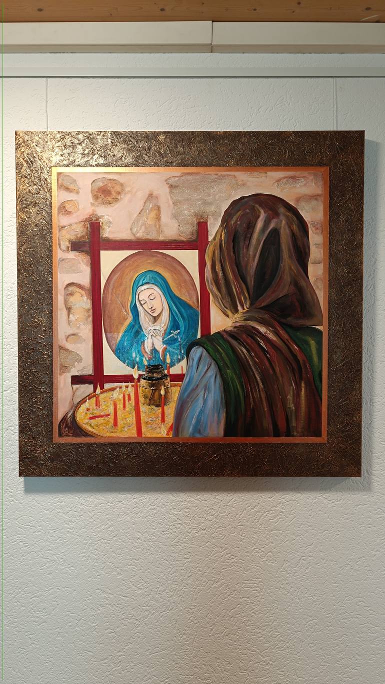 Original Figurative Light Painting by Judit Nagy L