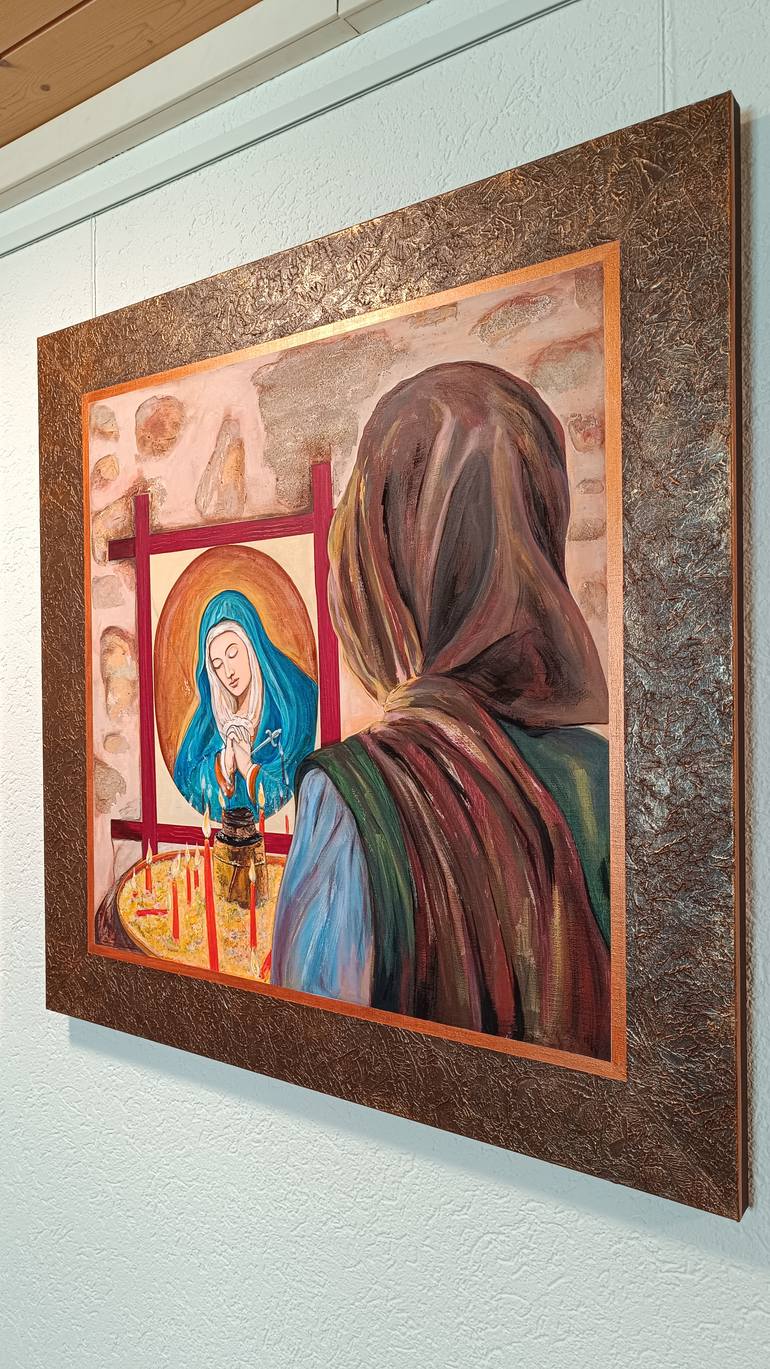 Original Figurative Light Painting by Judit Nagy L