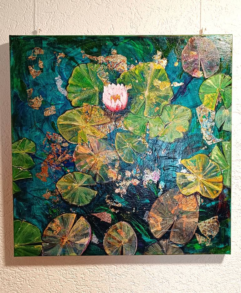 Original Impressionism Botanic Painting by Judit Nagy L