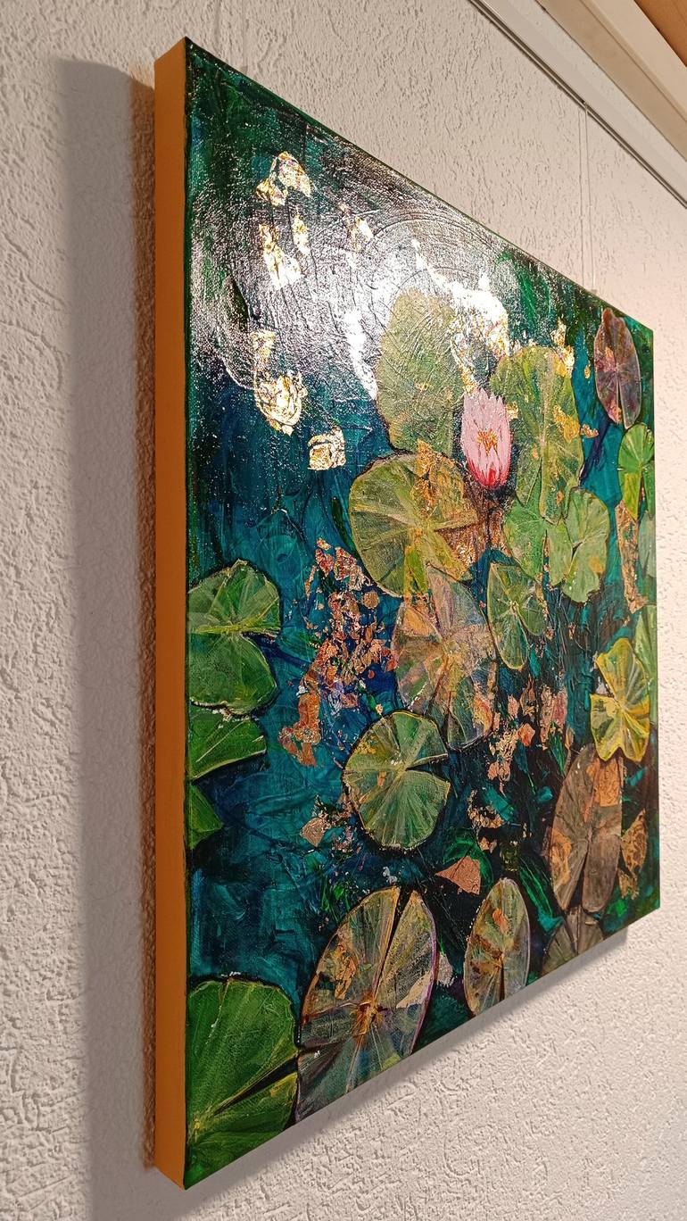 Original Impressionism Water Painting by Judit Nagy L
