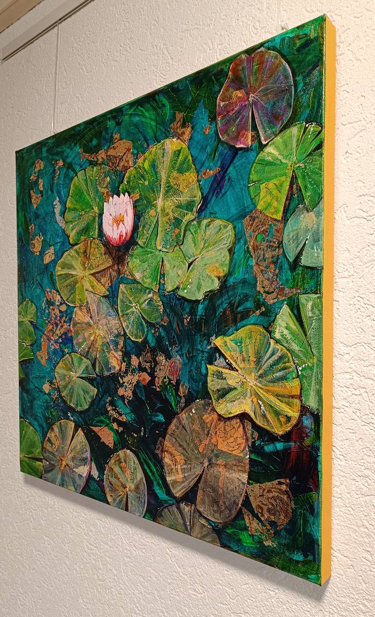 Original Impressionism Botanic Painting by Judit Nagy L