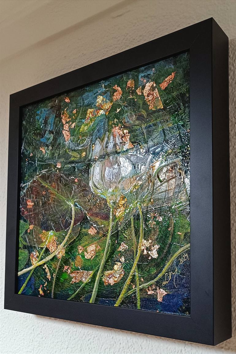 Original Expressionism Light Painting by Judit Nagy L