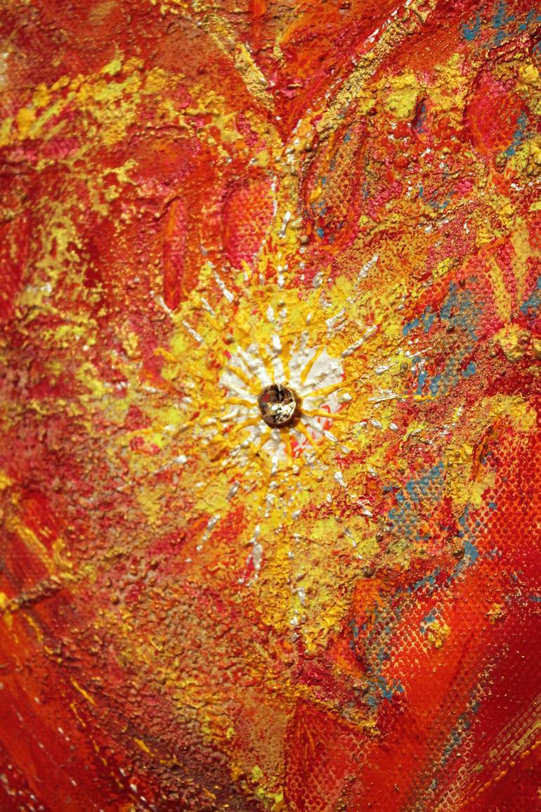 Original Abstract Expressionism Abstract Painting by Judit Nagy L