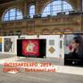 SwissArtExpo 2019. Explosion of my artwork on the digital screen.