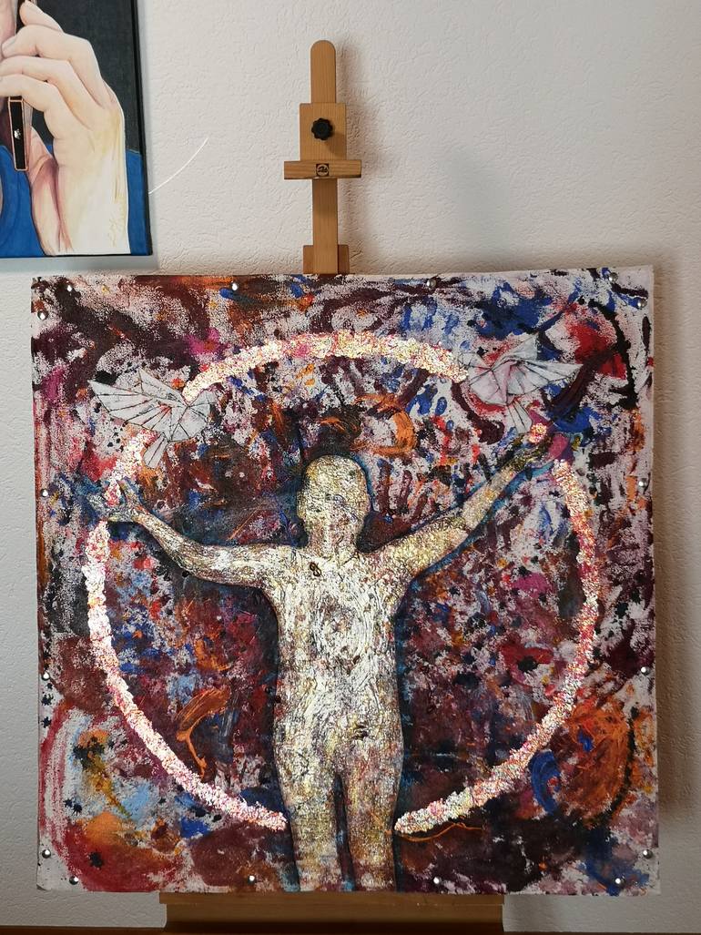 Original Expressionism Abstract Painting by Judit Nagy L